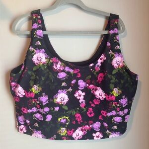 NWOT 3X Old Navy Active Floral Sports Bra